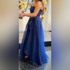 THEIA Teresa Strapless Draped Gown - Size 8